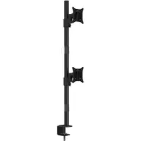 Multibrackets M VESA Deskmount Officeline Dual Vertical-pöytäteline kahdelle näytölle 15-30" 8 kg, musta
