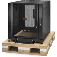 APC NETSHELTER SX 12U SERVER RACK ENCLOSURE 600MM X 900MM W/ SIDES BLACK SHOCK PACKAGING (AR3003SP)