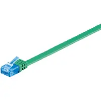 Pro LAN CAT 6A U/UTP flat - Vihreä - 2m