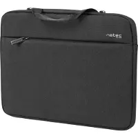 Natec Laptop Sleeve Clam 15.6" - Musta -suojatasku