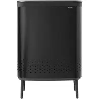 Brabantia Bo Laundry Bin Hi pyykkikori, 2 x 45 L, mattamusta