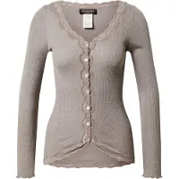 Rosemunde Rwbabette Ls V-Neck Regular Lace Ca - Beige - XS