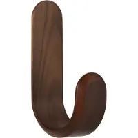 Normann Copenhagen Curve koukku, pähkinä