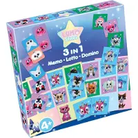 Tactic lautapeli 3 in 1 Memo, Lotto, Domino