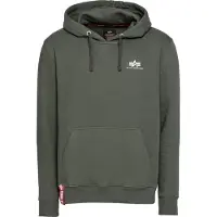 Alpha industries Basic Hoodie Sl - Green - XXL