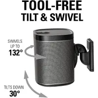 Ginza.se Wall Mount for Sonos One SL Play:1 Play:3 Pair seinäteline
