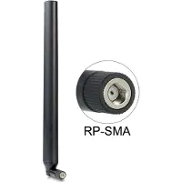 DeLOCK – WLAN antenna,Omnidirectional, 802.11ac, RP-SMA, 5.5-9dBi, black (88991)