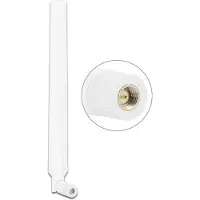 DeLOCK – LTE Antenna SMA plug 0 - 4 dBi omnidirectional rotatable with tilt joint white (88977)