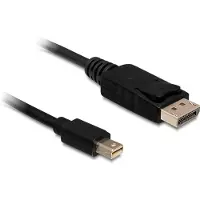 DeLOCK Mini DisplayPort - DisplayPort -näyttökaapeli, 5m, musta