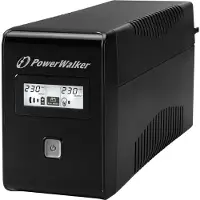BlueWalker – PowerWalker VI 850 LCD, Linjainteraktiivinen, 0,85 kVA, 480 W, 162 V, 290 V, 50/60 Hz (10120017)