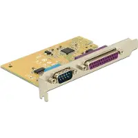 DeLOCK PCI Express kortti, 1xDB25 naaras,1xRS-232 DB9 naaras