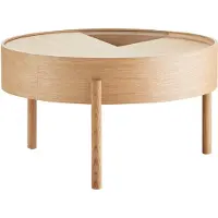 Woud Arc sohvapöytä 66 cm, öljytty tammi