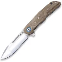 MKM-Maniago Knife Makers Clap Linerlock Green Micarta