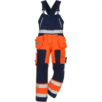 Fristads High vis avosuoja lk 2 1014 PLU, huomio-oranssi/laivastonsininen, D104