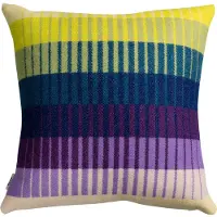 Røros Tweed Åsmund Gradient tyyny, 50 x 50 cm, keltainen - sininen