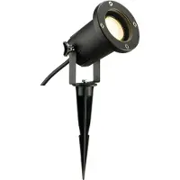 SLV LED Kohdevalaisin Maapiikki Big Nautilus Musta | Max 50W GU10 | Vedenkestävä