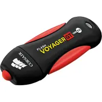 Corsair Flash Voyager GT USB 3.0 1 Tt -muistitikku, musta/punainen