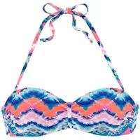 Venice beach Bikinitoppi sininen / vaaleanpunainen / punainen
