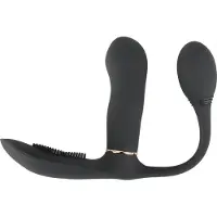 GoGasm Pussy & Ass Vibrator Black