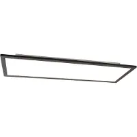 QAZQA Moderni kattovalaisin musta sis. LED 80 cm - Liv