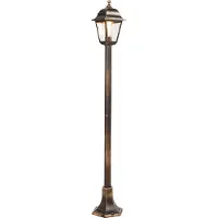 QAZQA Klassinen lyhty antiikkikulta 122 cm IP44 - Capital