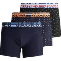 Jack & Jones Jachenrik Trunks 3 Pack Noos - Navy - XL