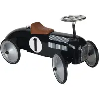 Goki Trotteur Porteur Auto Numero 1 Musta - Alk. 12 kuukautta - Vauva