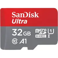 SanDisk Ultra C10 UHS U1 A1 32GB microSDHC UHS-I Memory Card