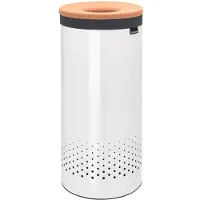 Brabantia Pyykkikori 35L, valkoinen - korkkikansi