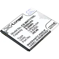 Cameron Sino tarvikeakku Motorola Moto C Moto C Dual SIM akku 2000mAh