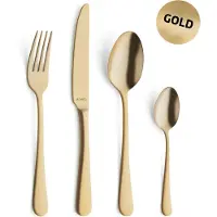 Amefa Austin 1410 24-piece cutlery set, matt gold
