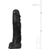 All Black Anal Dildo 22 cm
