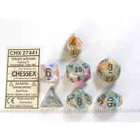 Chessex Dice set - Festive Vibrant (CHX27441) - Lautapeli