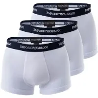 Emporio Armani Bokserishortsit laivastonsininen / valkoinen