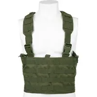 101 Inc Mil-Tec Mag Carrier Chest Rig (Color: Olive)