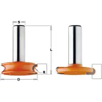 Cmt Jyrsin 955.701.11; 38/6,35 mm; 2 kpl.