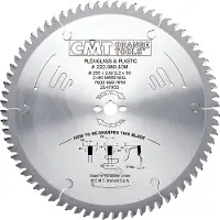 Cmt saha pleksilasille, muoville, puulle 250mm 80 hammasta