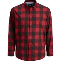 Jack & Jones Gingham Plus Size Pitkähihainen Kauluspaita