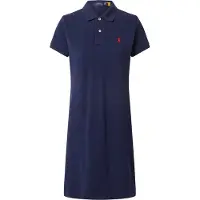 Ralph Lauren for woman. 211799490005 Navy cotton piqué polo shirt dress (XS), Casual, Classic, Short sleeve
