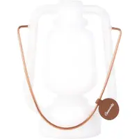 QAZQA Pöytävalaisin valkoinen liekkiefekti 22 cm - Storm Mini