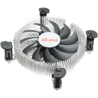 Akasa – CPU cooler, for LGA775/LGA115X sockets, aluminium, silver (AK-CC7124EP01)