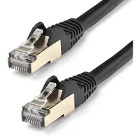 StarTech.com STP Cat6a suojattu laitekaapeli, 10m, musta