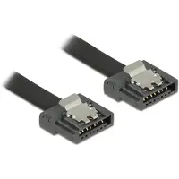DeLOCK 1m SATA III, 1 m, SATA III, SATA 7-pin, SATA 7-pin, Uros/uros, Musta (83843)
