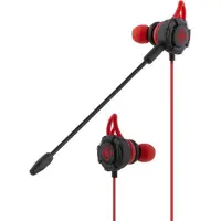 Teknikproffset kuulokemikrofoni pelaajille, in-ear, punainen