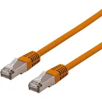 Deltaco SFTP-6 oranssi S/FTP Cat6 verkkokaapeli