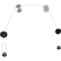 Deltaco – Erik.ohut näytön seinäkiinnike, 37"-70", 50kg, 100x100-800x800 (ARM-1104)