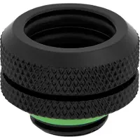Corsair Hydro X Series XF Hardline -puristusliitin, 14 mm, 4 kpl, musta
