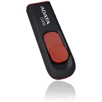 ADATA C008 USB 2.0 32 Gt -muistitikku, musta/punainen