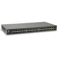 LevelOne FGU-5021, Fast Ethernet (10/100), Täysin kaksipuolinen, Telineasennus