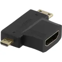 Deltaco High Speed with Ethernet HDMI Mini uros - HDMI naaras sovitin